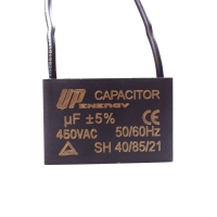 CAPACITOR DE PARTIDA P/ MOTOR 1,2UF 450VAC CBBB61 2 FIOS C/ ABA   